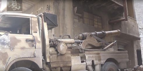 叙利亚用“史前”黑火药大炮