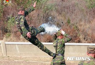 朝鲜特种部队训练照罕见曝光